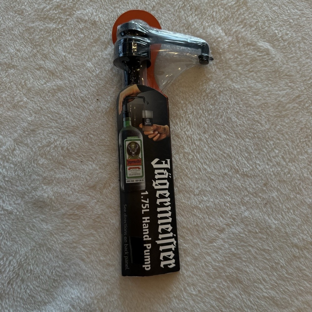 Jagermeister NWT 1.75 Pump Bottle Pump Server Bar And Restaurant